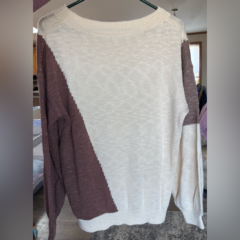 Soft Color Block Sweater - Picture 2 of 2
